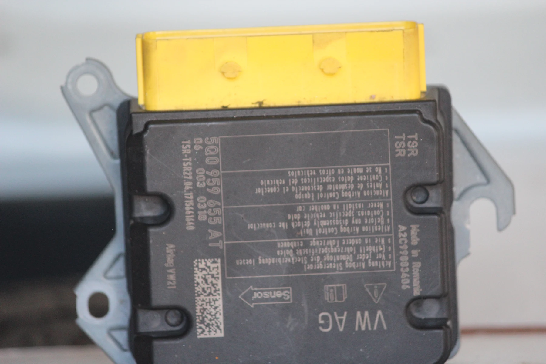 VW MQB airbag control module